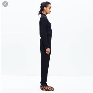Madewell Pull-On Silk Jumpsuit